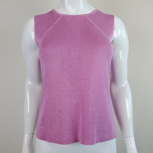 Ann Taylor Lavender Knit Tank - Picture 1 of 8